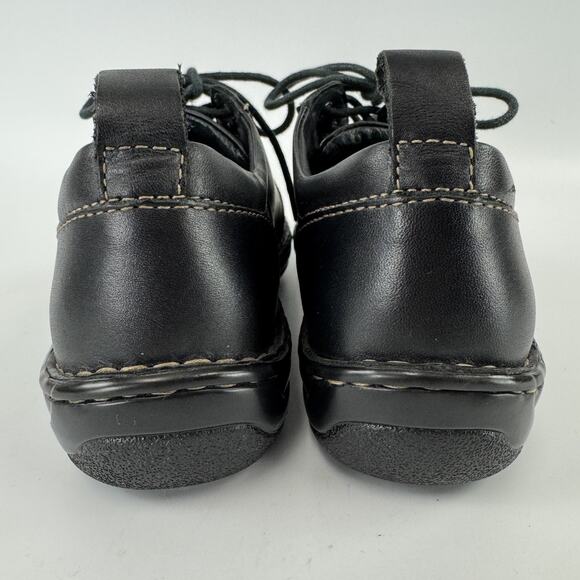 BORN Women's Oxford Crafted Footwear Black Leather Lace Up Size 7.5 - Picture 6 of 8